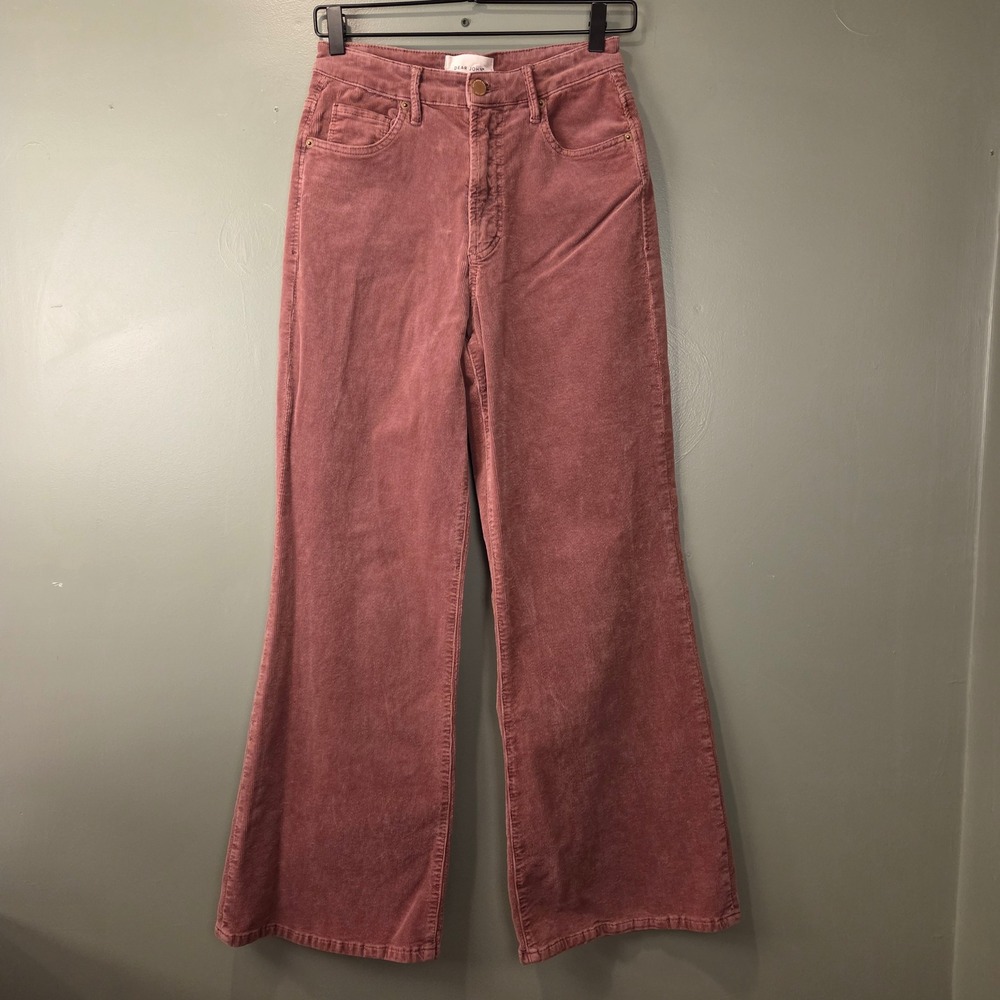 Dear John Women's Corduroy Wide Leg Pants Ruby Falls Size 27 Indie Earthy Boho